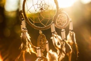 dream catcher in middle of image