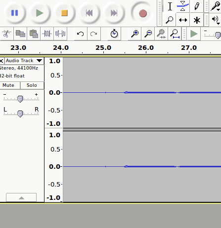 An image showing the interface once a recording has been made.