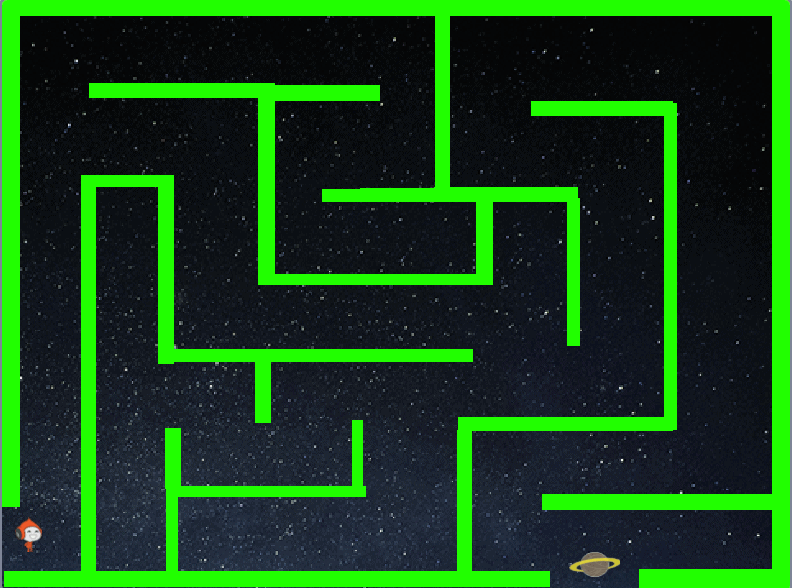 Lost In Space Maze Game For Beginner Game Designers Pinnguaq