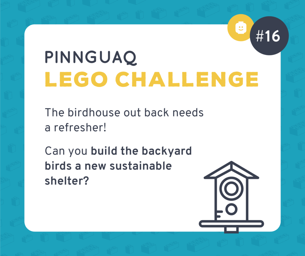 Pinnguaq's K–3 Lego Challenge #16 card.