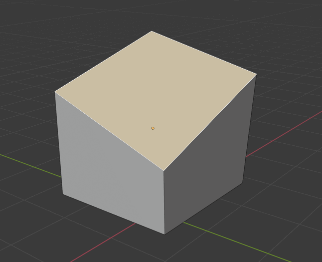 A mesh object in Blender.