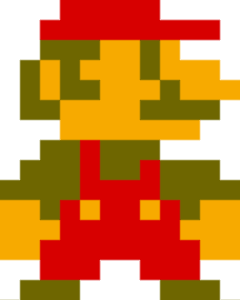 A Mario sprite.
