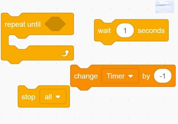 mit scratch - Timer doesn't stop at green color - Stack Overflow