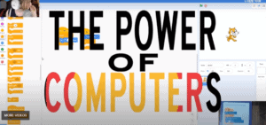 A graphic reading "The Power of Computers."