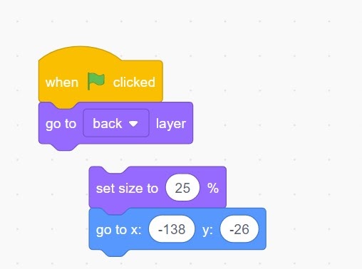 Scratch code blocks.