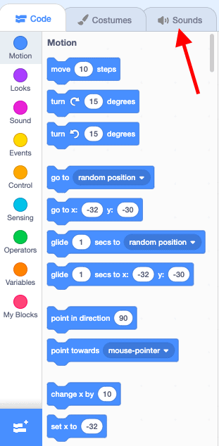 Code blocks area.