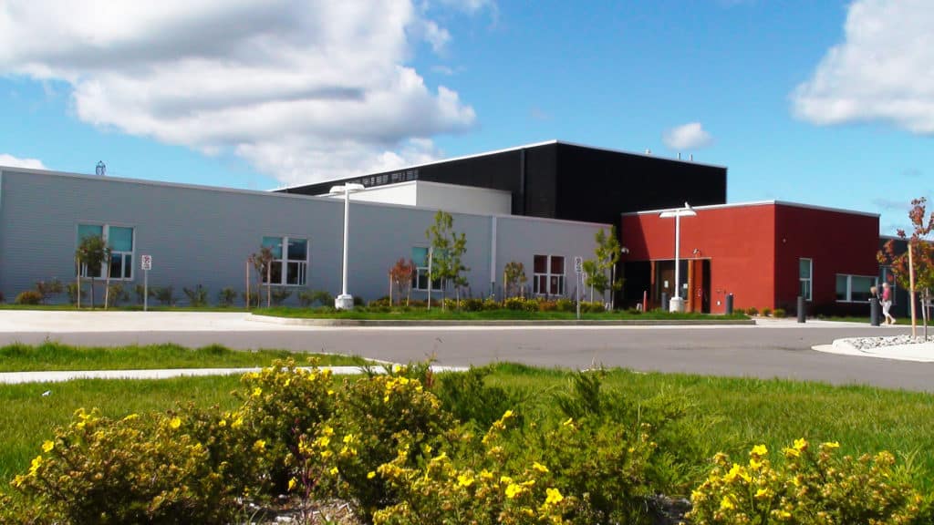 The front of The Sister Margaret Smith Centre in Thunder Bay