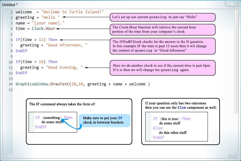 Code examples of loops.