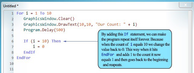 Code example with subroutines.