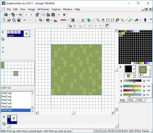 Pixel Art 3B: Advanced Tiles In GraphicsGale - Pinnguaq