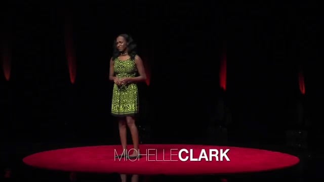 A screenshot of a video of Michelle Clark speaking about digital citizenship.