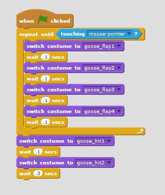 A group of Scratch blocks.