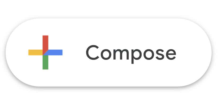 A plus sign sitting beside the word Compose, inside of a button. This would be clicked when you want to compose a new emailed 