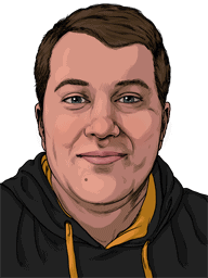 An illustrated portrait of Ben.