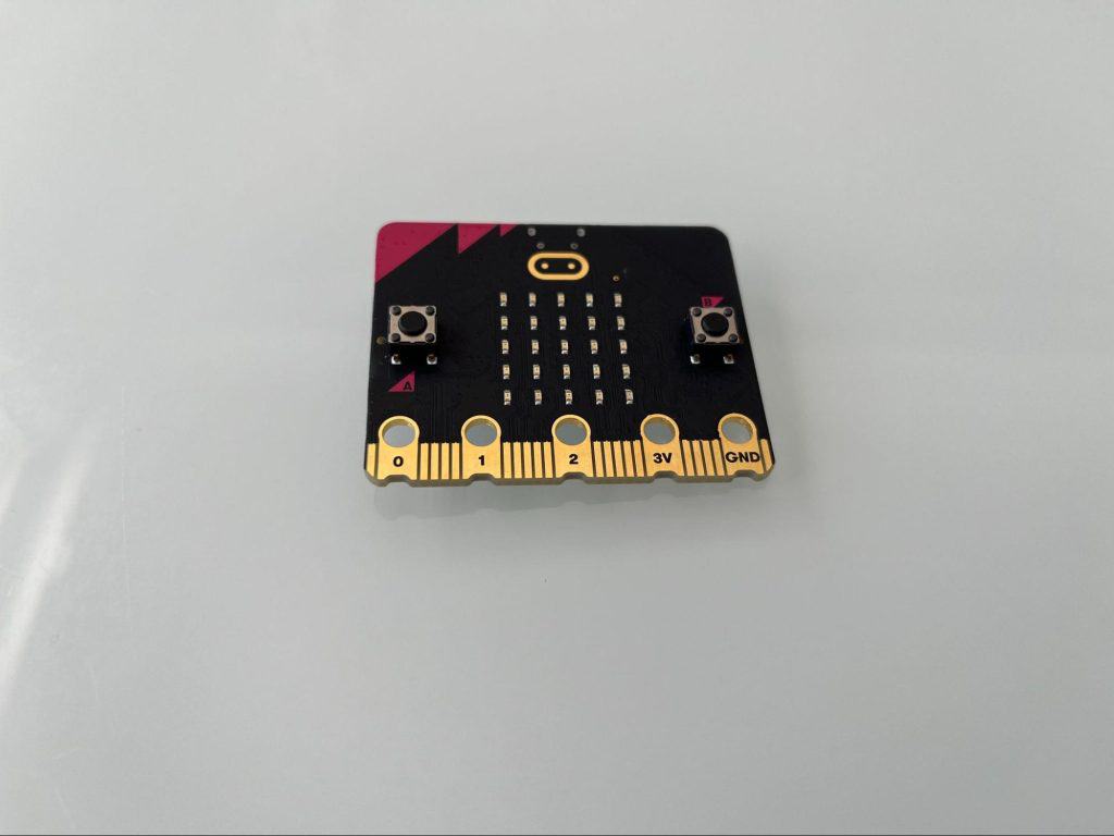 Image of the front of a Micro:bit