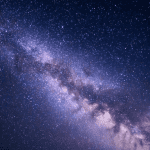 A photo of the sky. The milky way can be seen.