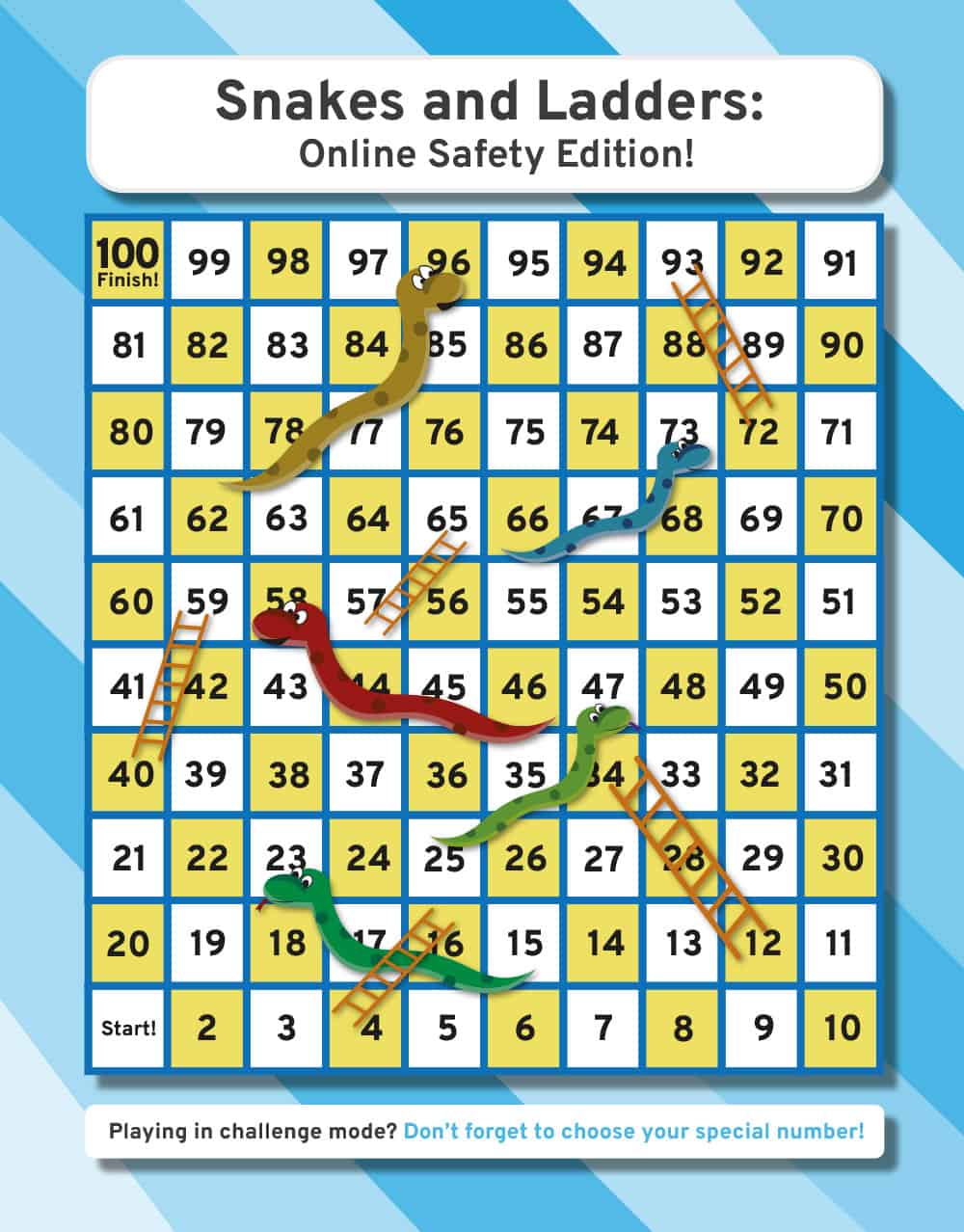 Snakes and Ladders Online Safety Pinnguaq